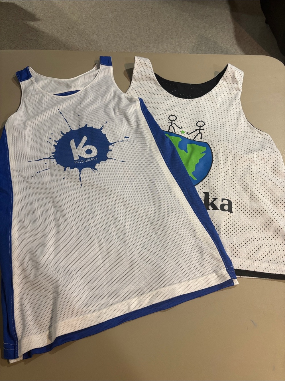 Two Reversible Field Hockey Sports Tank Tops Only Worn Once
